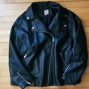 H&M faux leather jacket